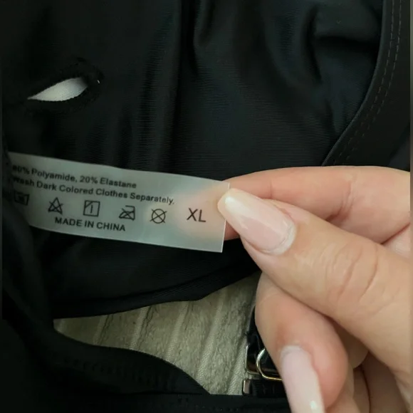 One-Piece Cut Out Bathing Suit - Picture 7 of 7